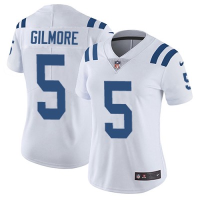 Nike Indianapolis Colts #5 Stephon Gilmore White Women's Stitched NFL Vapor Untouchable Limited Jersey